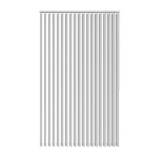 Lamelgardin hvid 250 x 250 cm